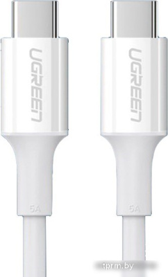 Кабель Ugreen US300 60551 USB Type-C - USB Type-C (1 м, белый) 