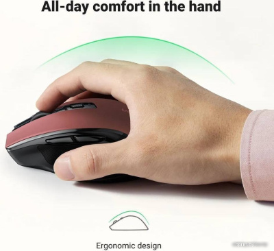 Мышь Ugreen MU006 25752 (красный) 