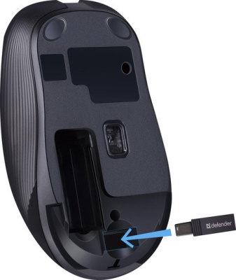 Мышь Defender Gassa MM-105 (черный) 