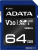 ADATA Premier Pro ASDX64GUI3V30S-R SDXC 64GB ADATA Premier Pro ASDX64GUI3V30S-R SDXC 64GB