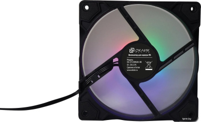 Вентилятор для корпуса Oklick OG-CF120RGB1-BK 