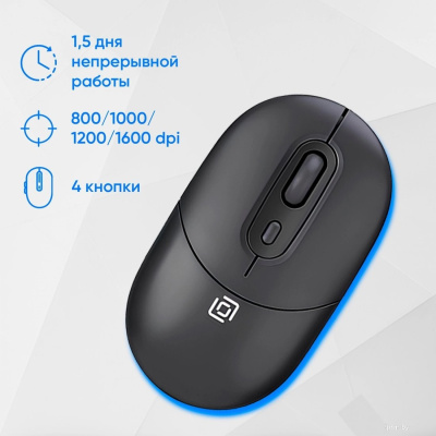 Оклик S265W (черный) 