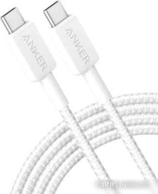 Кабель Anker PowerLine 322 USB Type-C - USB Type-C ANK-A81F7H21-WT (3 м, белый) 