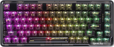 Клавиатура Redragon Elf Pro (прозрачный/черный) 