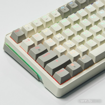 Клавиатура Cyberlynx ZA87 Beige Gray Yellow (TNT Yellow) 