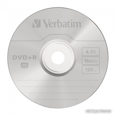 DVD+R диск Verbatim 4.7Gb 16x DLP Matt Silver по 50 шт. CakeBox 043550 