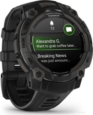 Умные часы Garmin Instinct 3 45 мм (черный) 