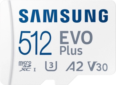 Карта памяти Samsung EVO Plus 2024 microSDXC 512GB (с адаптером) 