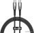 Кабель Baseus Glimmer Series Fast Charging Data Cable USB Type-C - Type-C 100W CADH000801 (2 м, черный) 