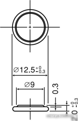 Батарейки Panasonic CR1220 CR-1220EL/1B 