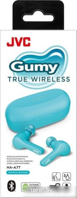 Наушники JVC HA-A7T (голубой) 