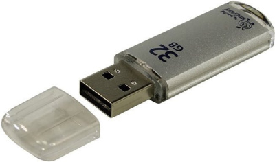 USB Flash Smart Buy V-Cut 32GB (серебристый) [SB32GBVC-S] 