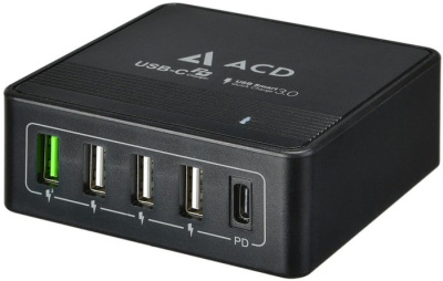 Сетевое зарядное ACD ACD-P605U-V1B 