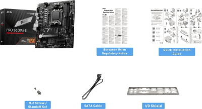 Материнская плата MSI Pro B650M-E 