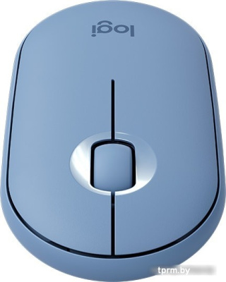 Мышь Logitech M350 Pebble (голубой) 