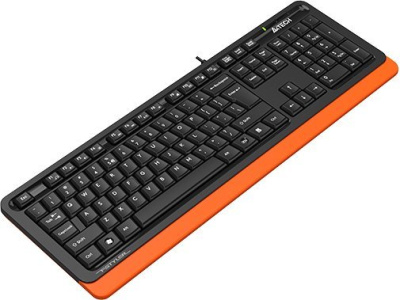 Клавиатура A4Tech Fstyler FKS10 (черный/оранжевый) 