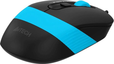 Мышь A4Tech Fstyler FM10S (голубой/черный) 