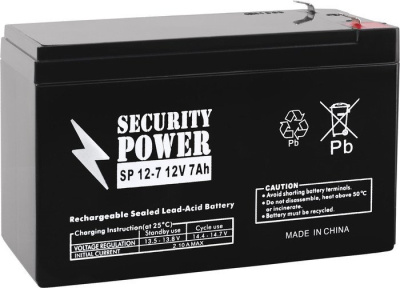 Security Power SP 12-7 F1 (12В/7 А·ч) 