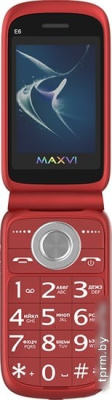 Мобильный телефон Maxvi E6 (красный) 