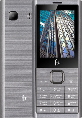 Мобильный телефон F+ B241 (серый)