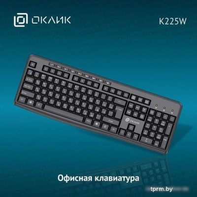 Клавиатура Oklick K225W (черный) 