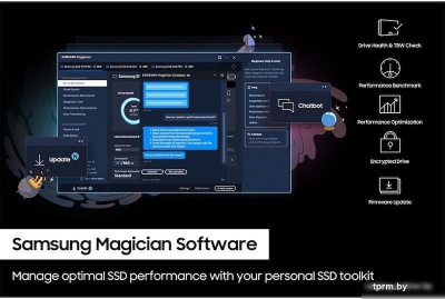 SSD Samsung 990 Pro с радиатором 1TB MZ-V9P1T0CW 