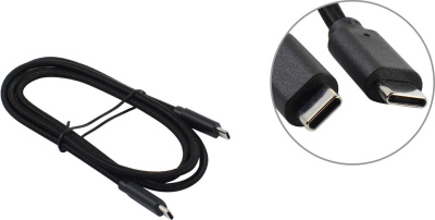 Кабель 5bites TC203-112B USB Type-C - USB Type-C (1.2 м, черный)