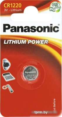 Батарейки Panasonic CR1220 CR-1220EL/1B 