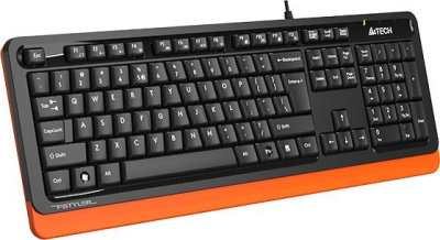 Клавиатура A4Tech Fstyler FKS10 (черный/оранжевый) 