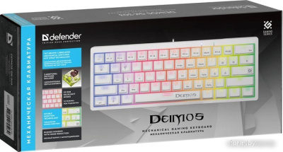 Клавиатура Defender Deimos GK-303 (белый) 