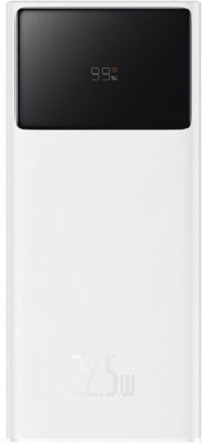 Внешний аккумулятор Baseus Star-Lord Digital Display Fast Charge Power Bank 22.5W 10000mAh (белый)