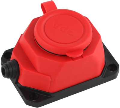 Колодка удлинителя ЭРА K-1e-RED-IP44 Б0044550 