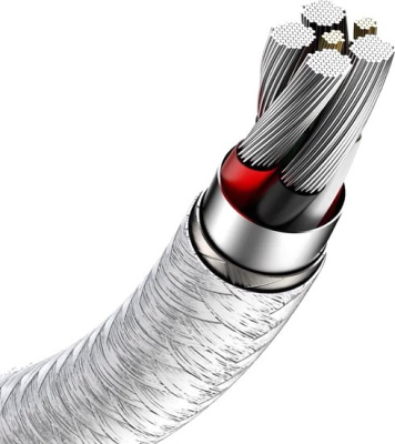 Кабель Baseus USB Type-A - USB Type-C CAKF000102 (1 м, белый) 