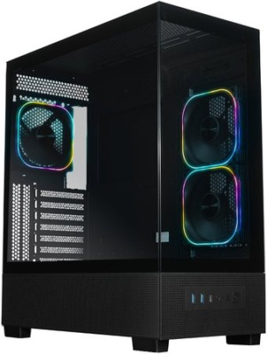 Корпус XASTRA Q500 3ARGB-FG-C10-UC (черный)