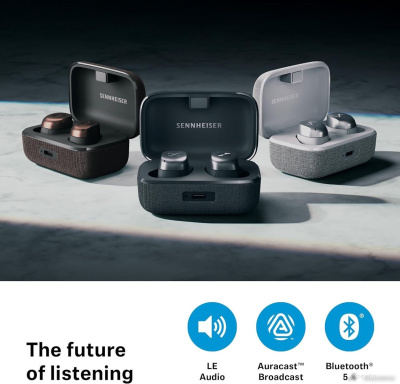 Sennheiser Momentum True Wireless 4 (белый/серебристый) 