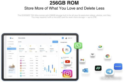 Планшет Doogee T20 Ultra 12GB/256GB LTE (серый) 