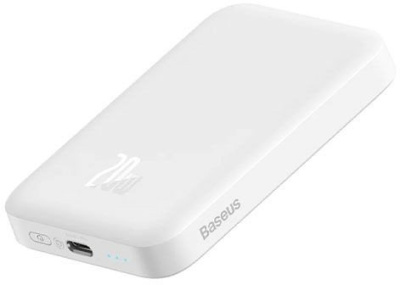 Baseus Magnetic Mini Air Wireless Fast Charge Power Bank 20W 6000mAh (белый, китайская версия) 