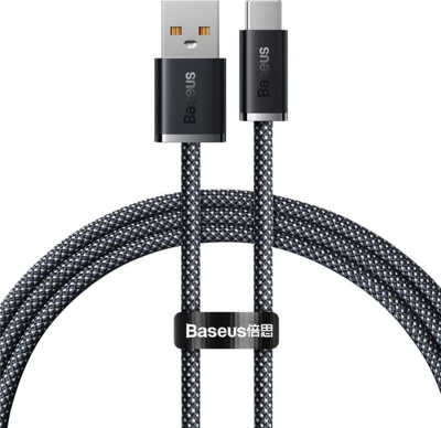 Кабель Baseus Dynamic Series Fast Charging Data Cable 100W USB Type-A - USB Type-C (1 м, серый) 