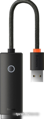 USB-хаб Baseus Lite Series 4-Port USB-A WKQX030001 (0.25 м, черный) 