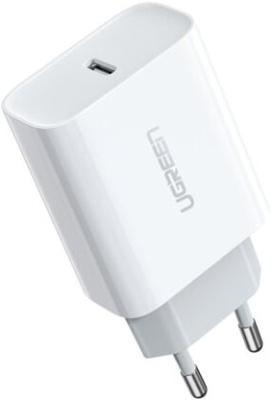 Сетевое зарядное Ugreen CD137 60450 (белый)