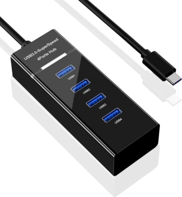 USB-хаб Digma DHUB-4USB-C-3.0 