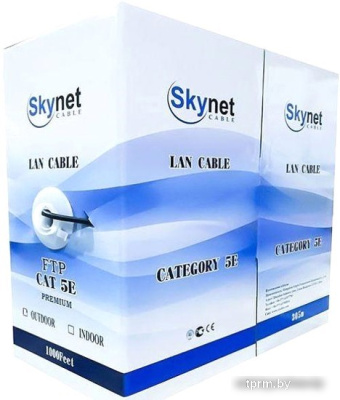 Кабель Skynet Cable CSL-UTP-4-CU (305 м, серый) 