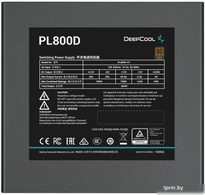 Блок питания DeepCool PL800D 