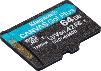 Карта памяти Kingston Canvas Go! microSDXC 64GB SDCG4/64GB 
