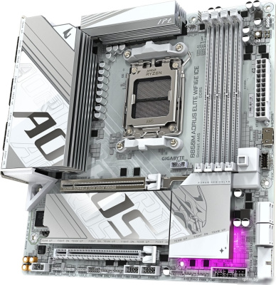 Материнская плата Gigabyte B850M Aorus Elite WiFi6E Ice 