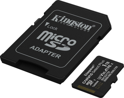 Kingston Canvas Select Plus microSDXC 1TB SDCS3/1TB (с адаптером) 