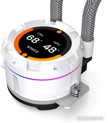 Жидкостное охлаждение для процессора ID-Cooling Space SL360 XE WHITE 
