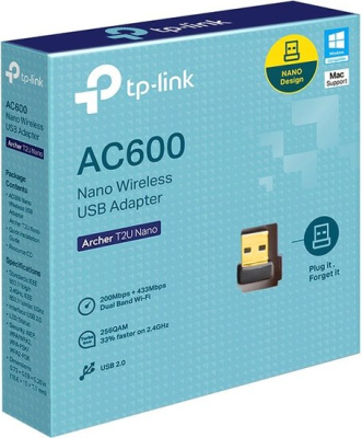Wi-Fi адаптер TP-Link Archer T2U Nano 