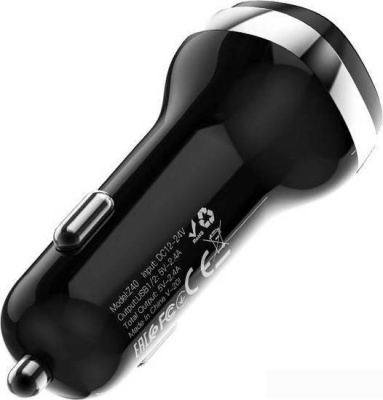 Автомобильное зарядное Hoco Z40 Superior (черный) 