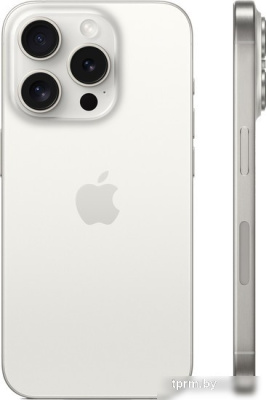 Смартфон Apple iPhone 15 Pro 256GB (белый титан) 